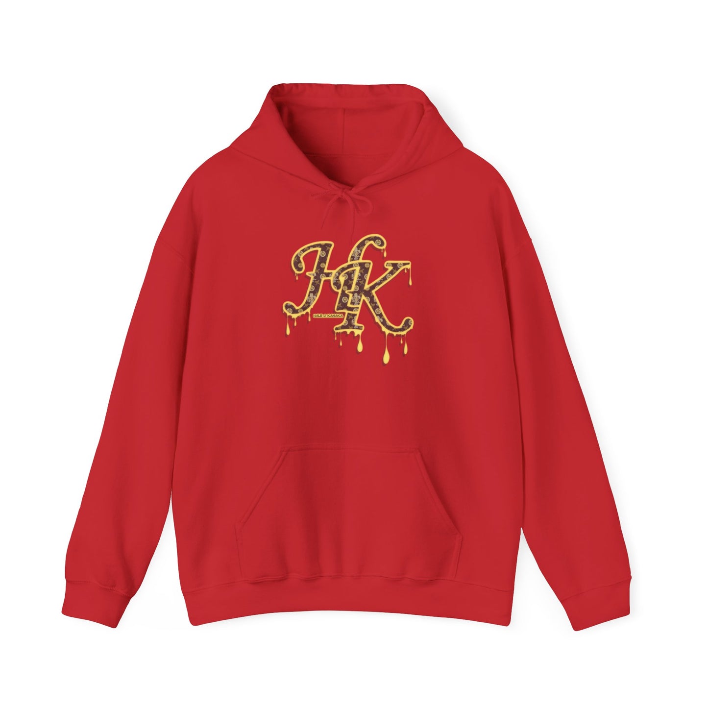 Hale O Kanaka - Da Drip Gold - MHK - Unisex Heavy Blend™ Hooded Sweatshirt