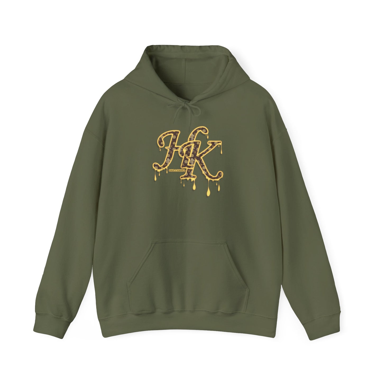 Hale O Kanaka - Da Drip Gold - MHK - Unisex Heavy Blend™ Hooded Sweatshirt