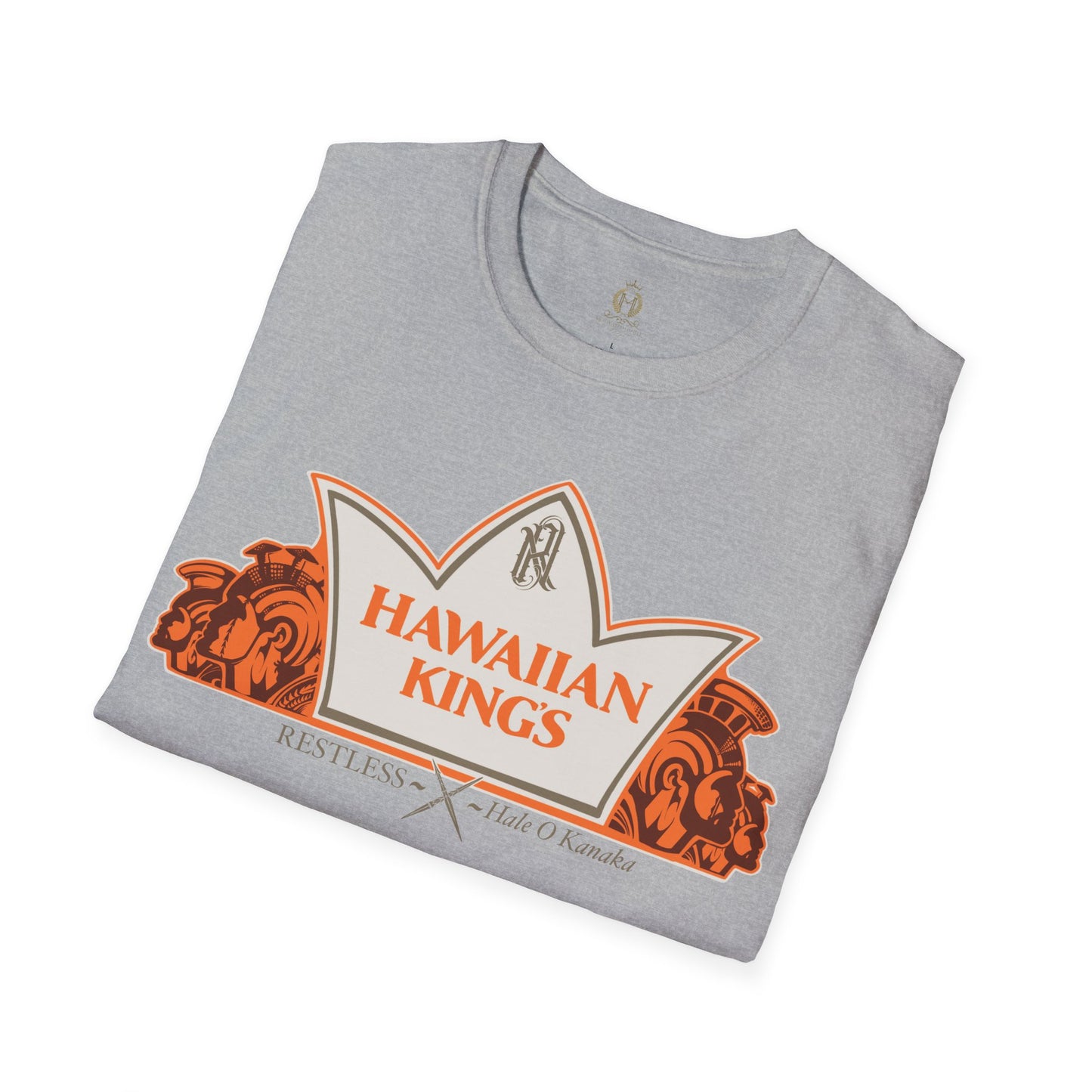 LIMITED EDITION Hawaiian Kings - RESTLESS x Hale O Kanaka Collab - MHK - Unisex Softstyle T-Shirt