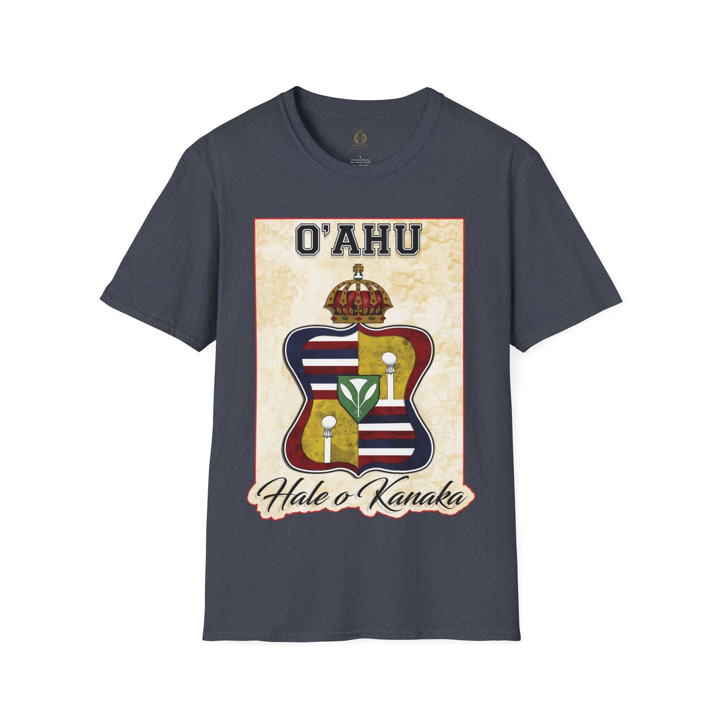 Hale O Kanaka - Crest - O’ahu -Unisex Softstyle T-Shirt