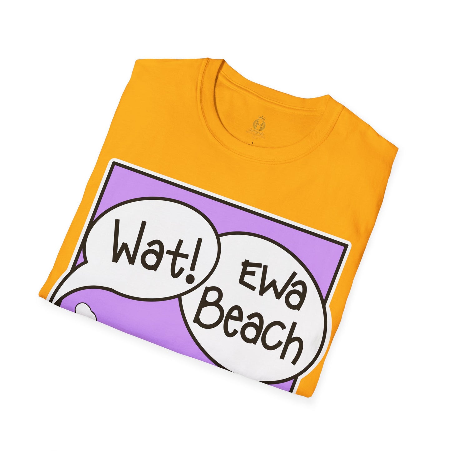 Wat Ewa Beach Dr. Aisus - Purple -Unisex Softstyle T-Shirt