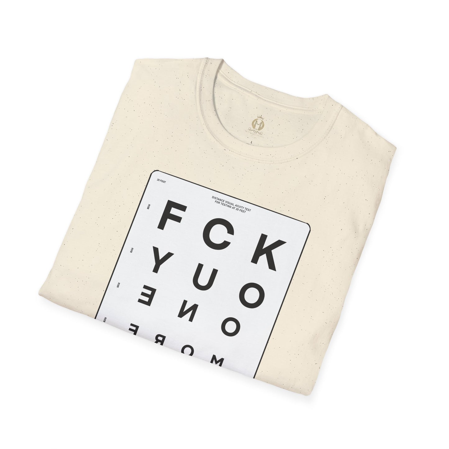 MHK - FU1MORE-SEEING EYE CHART-MDFU- Po’okela Fitness - Unisex Softstyle T-Shirt