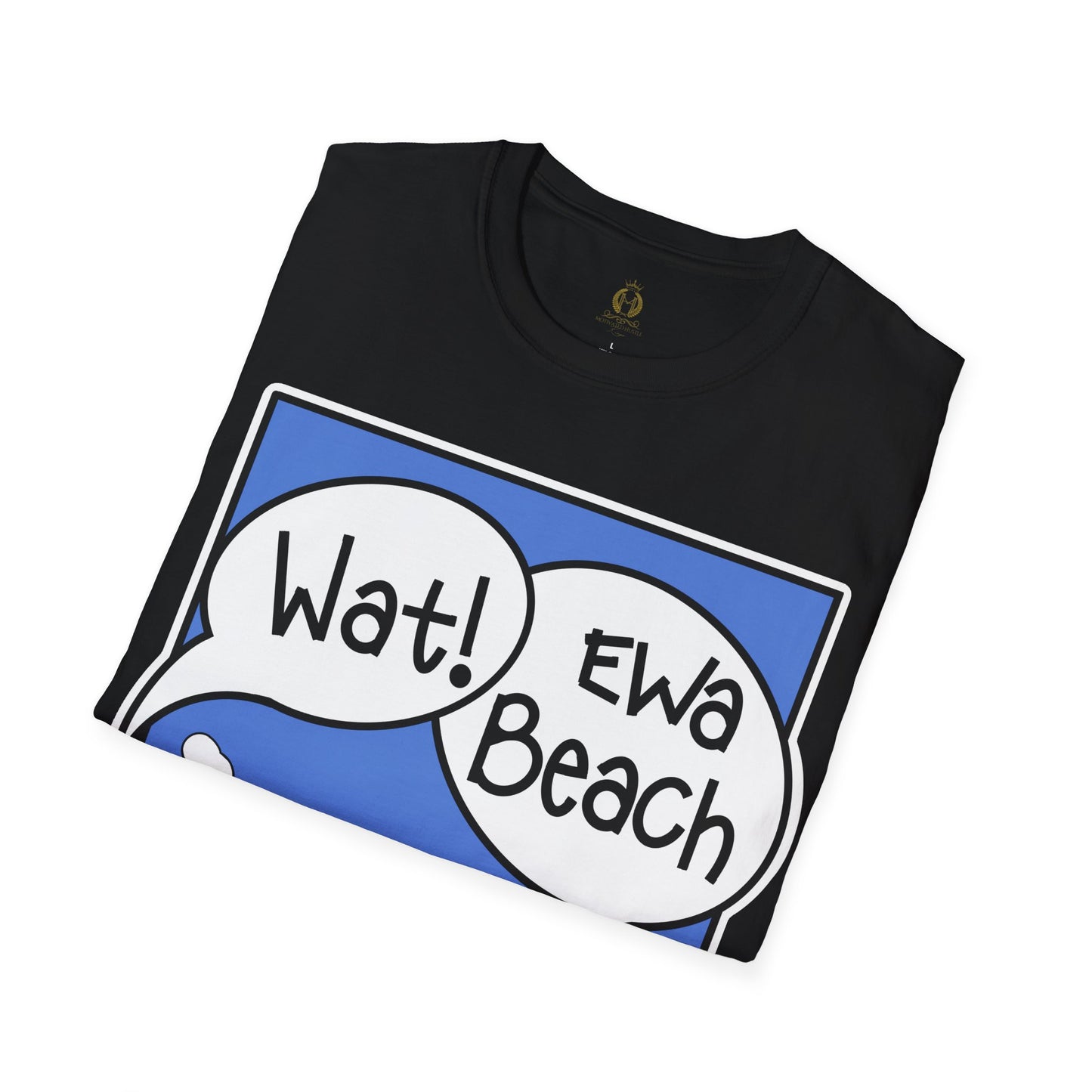 Wat Ewa Beach Dr. Aisus - Blue -Unisex Softstyle T-Shirt