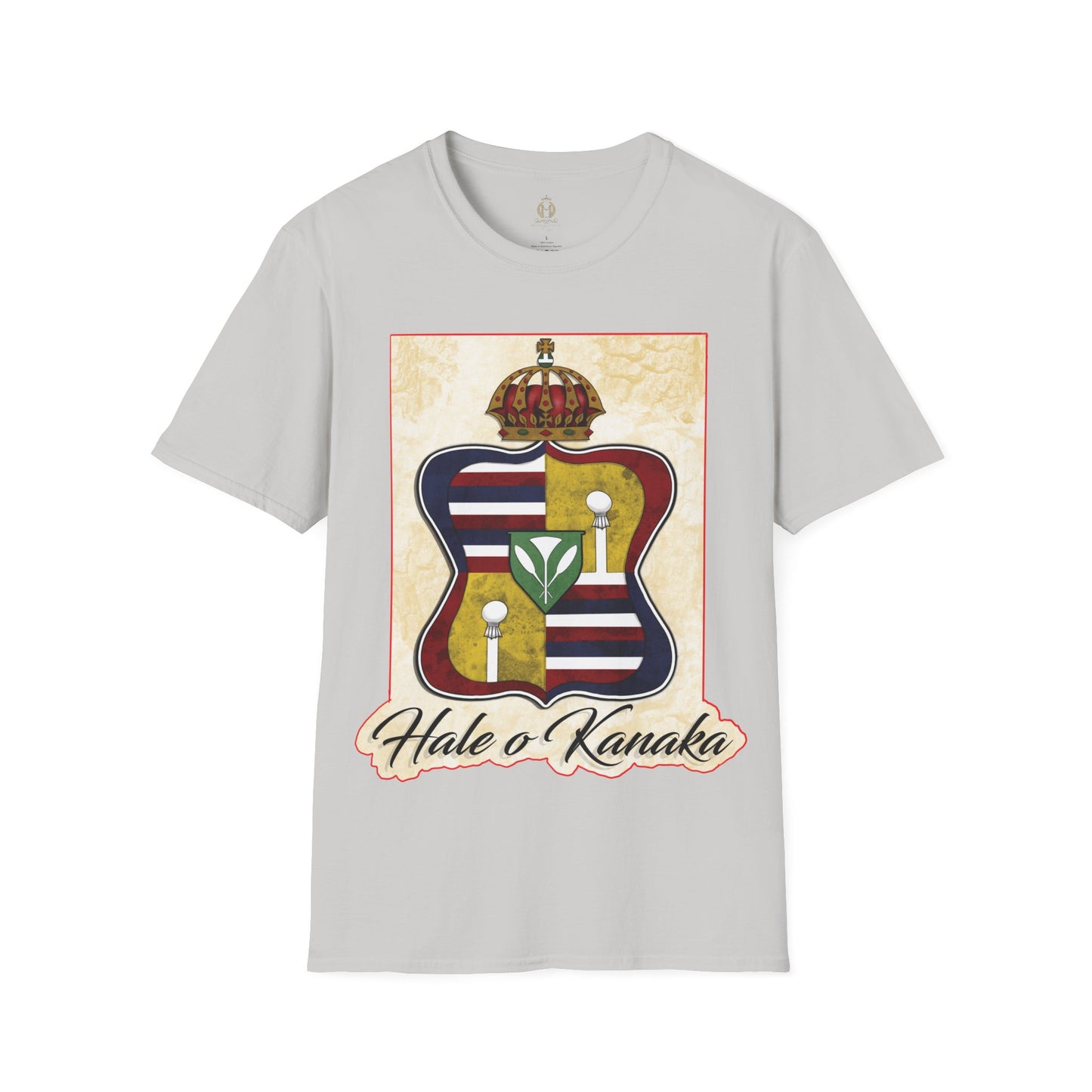 Hale O Kanaka - Crest - Da Koko drip -Unisex Softstyle T-Shirt