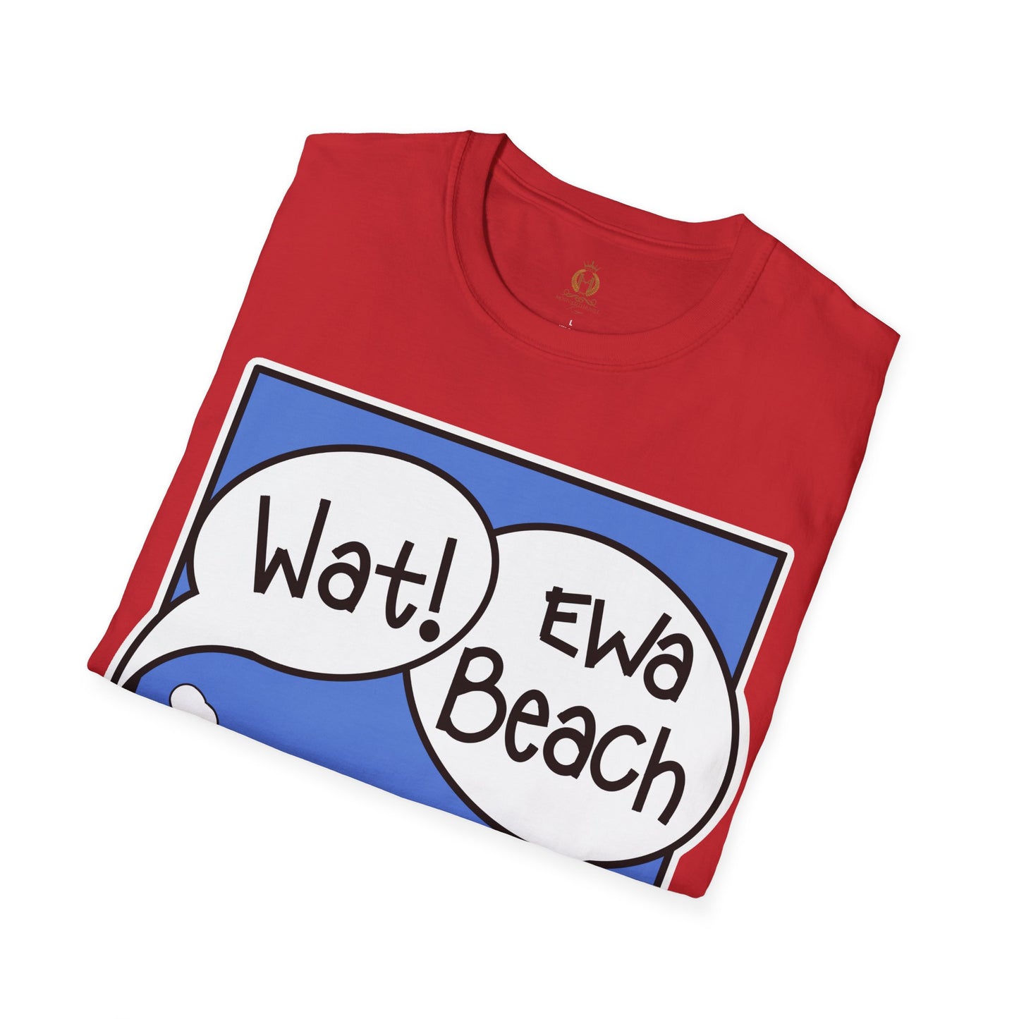 Wat Ewa Beach Dr. Aisus - Blue -Unisex Softstyle T-Shirt