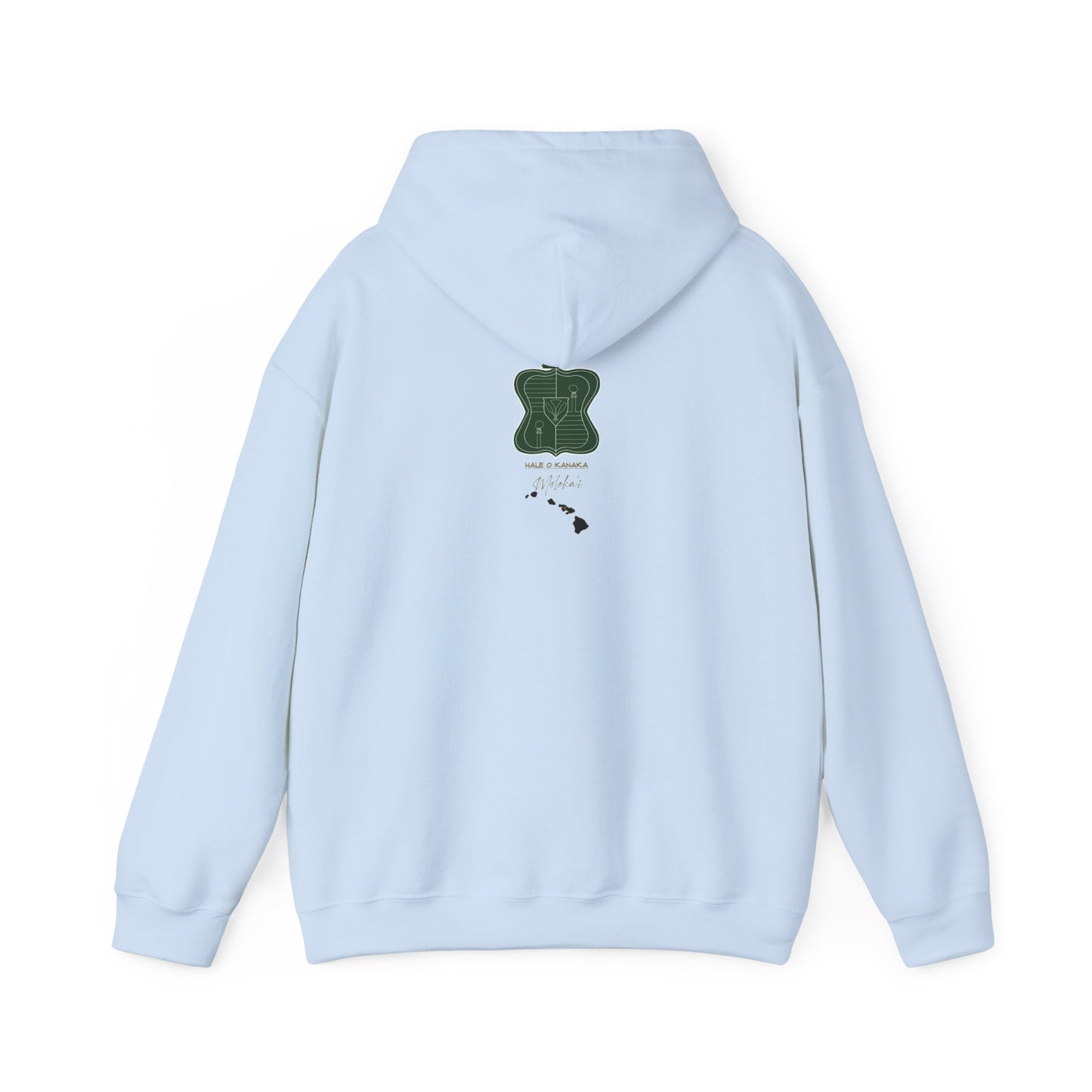 Hale O Kanaka - Crest - Moloka’i - Unisex Heavy Blend™ Hooded Sweatshirt