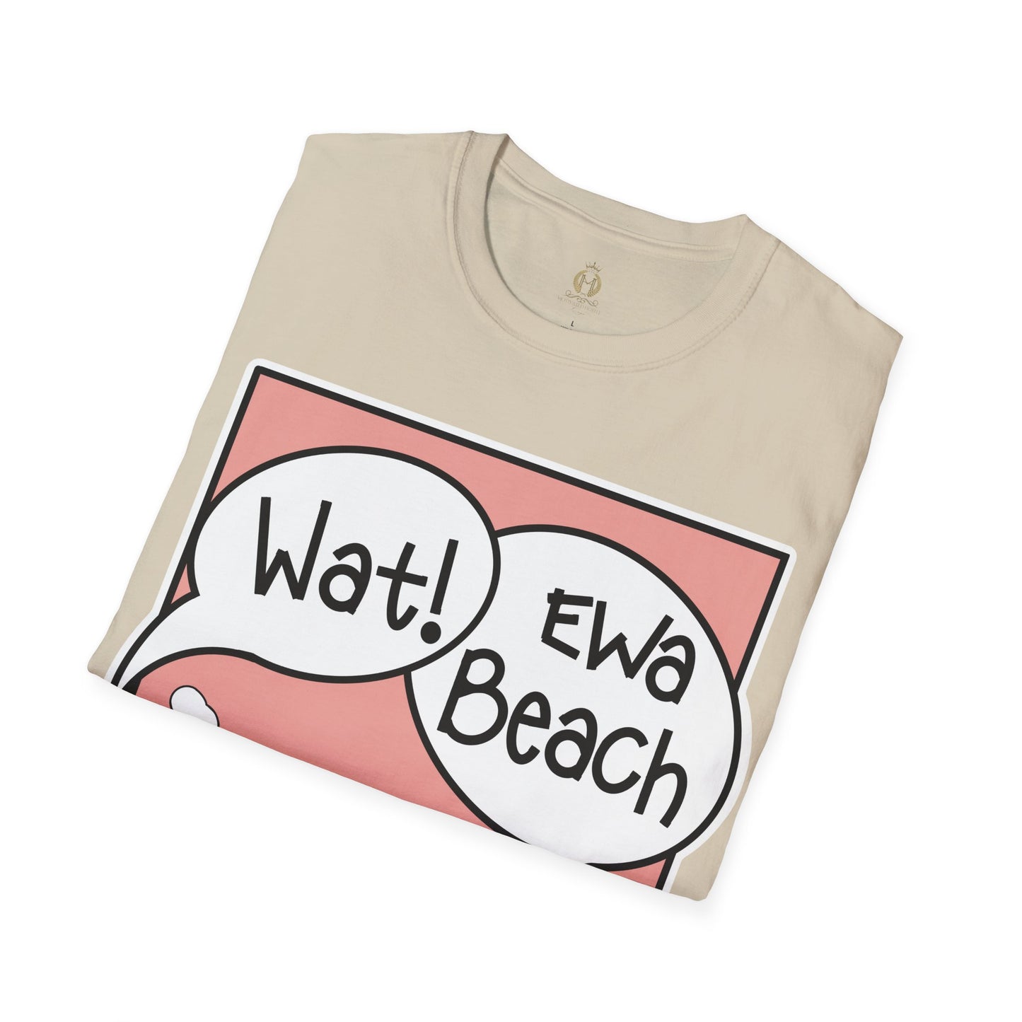 Wat Ewa Beach Dr. Aisus - Pink -Unisex Softstyle T-Shirt