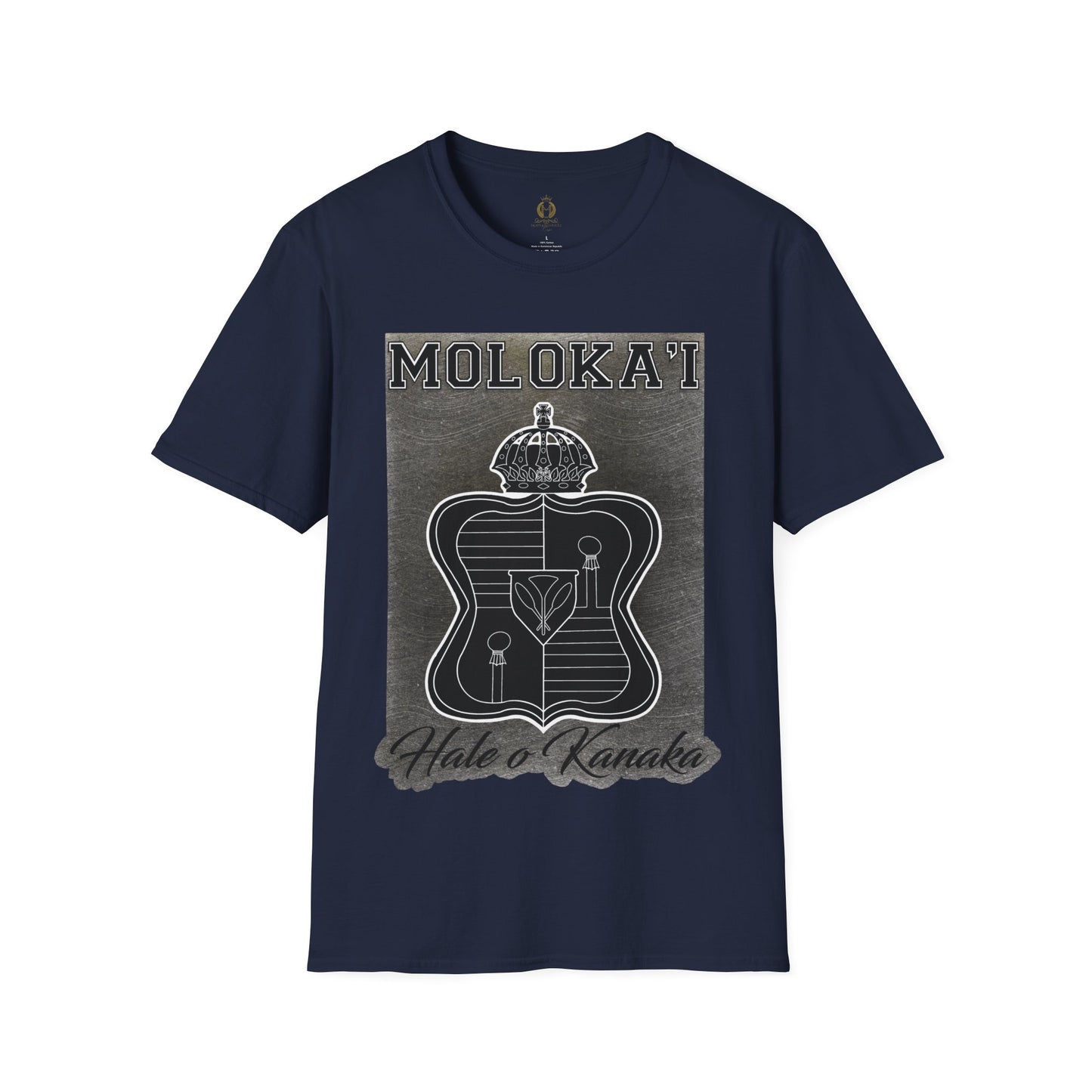 Hale O Kanaka - Crest - Moloka’i -Unisex Softstyle T-Shirt