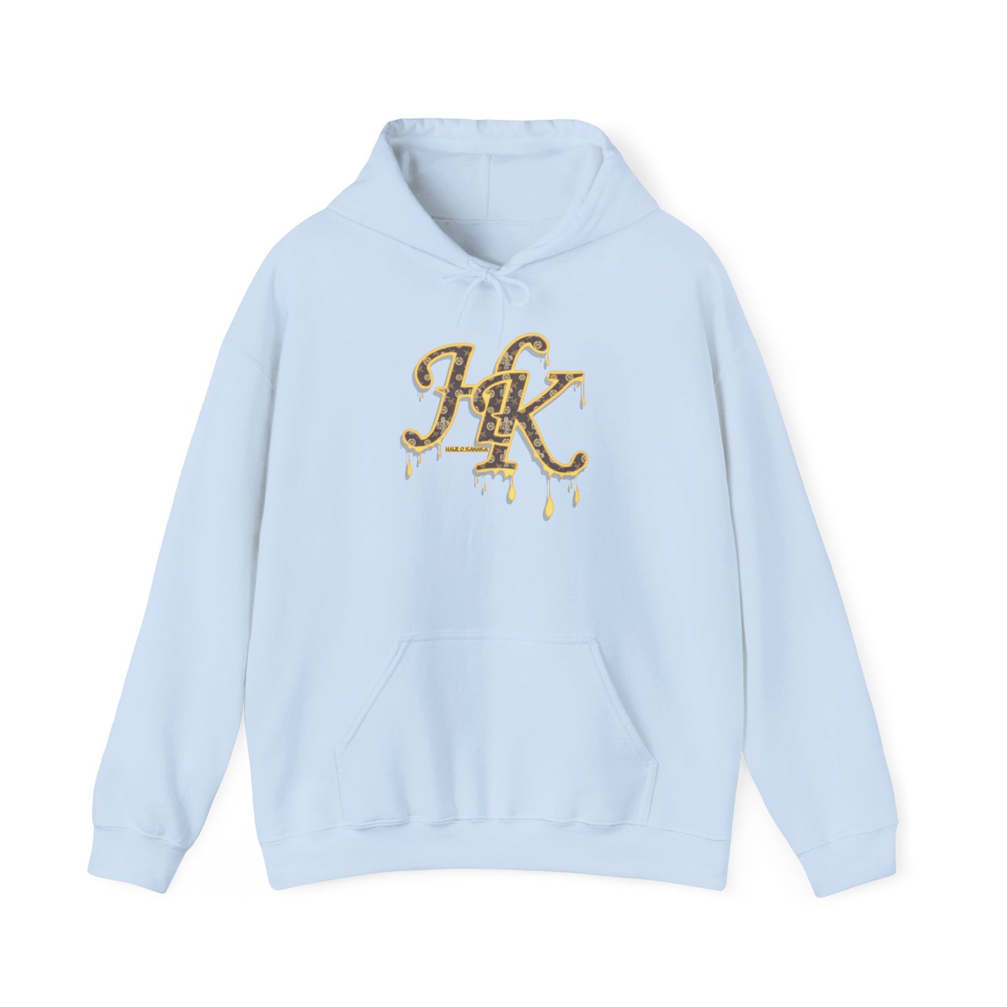 Hale O Kanaka - Da Drip Gold - MHK - Unisex Heavy Blend™ Hooded Sweatshirt